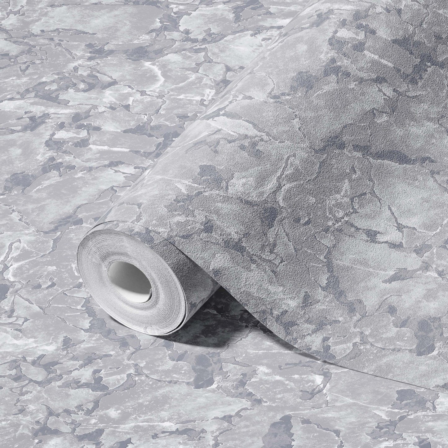Roka Living Silver Taupe Natural Texture Wallpaper by La Belle Maison