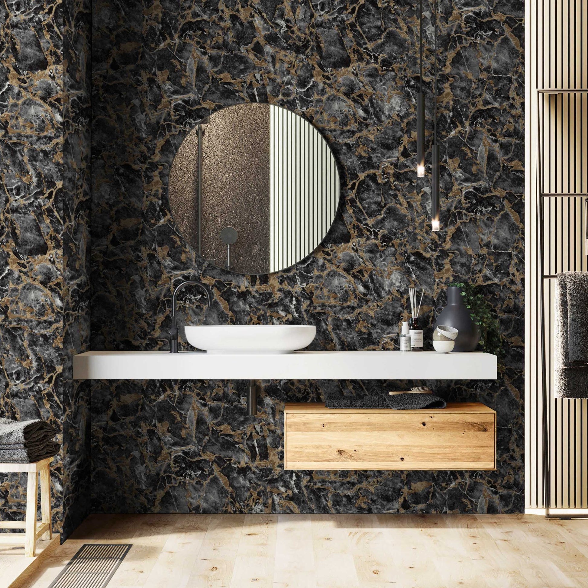 Roka Living 23103-5 room wallpaper by La Belle Maison