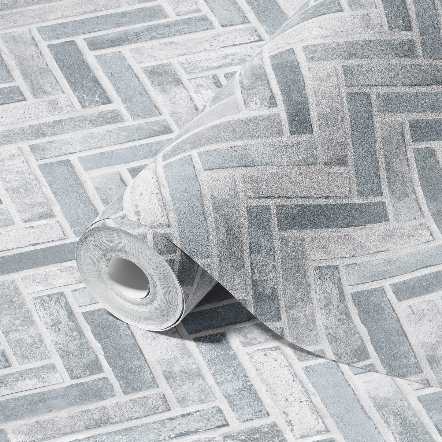 Roka Living Warm Grey Natural Texture Wallpaper II by La Belle Maison