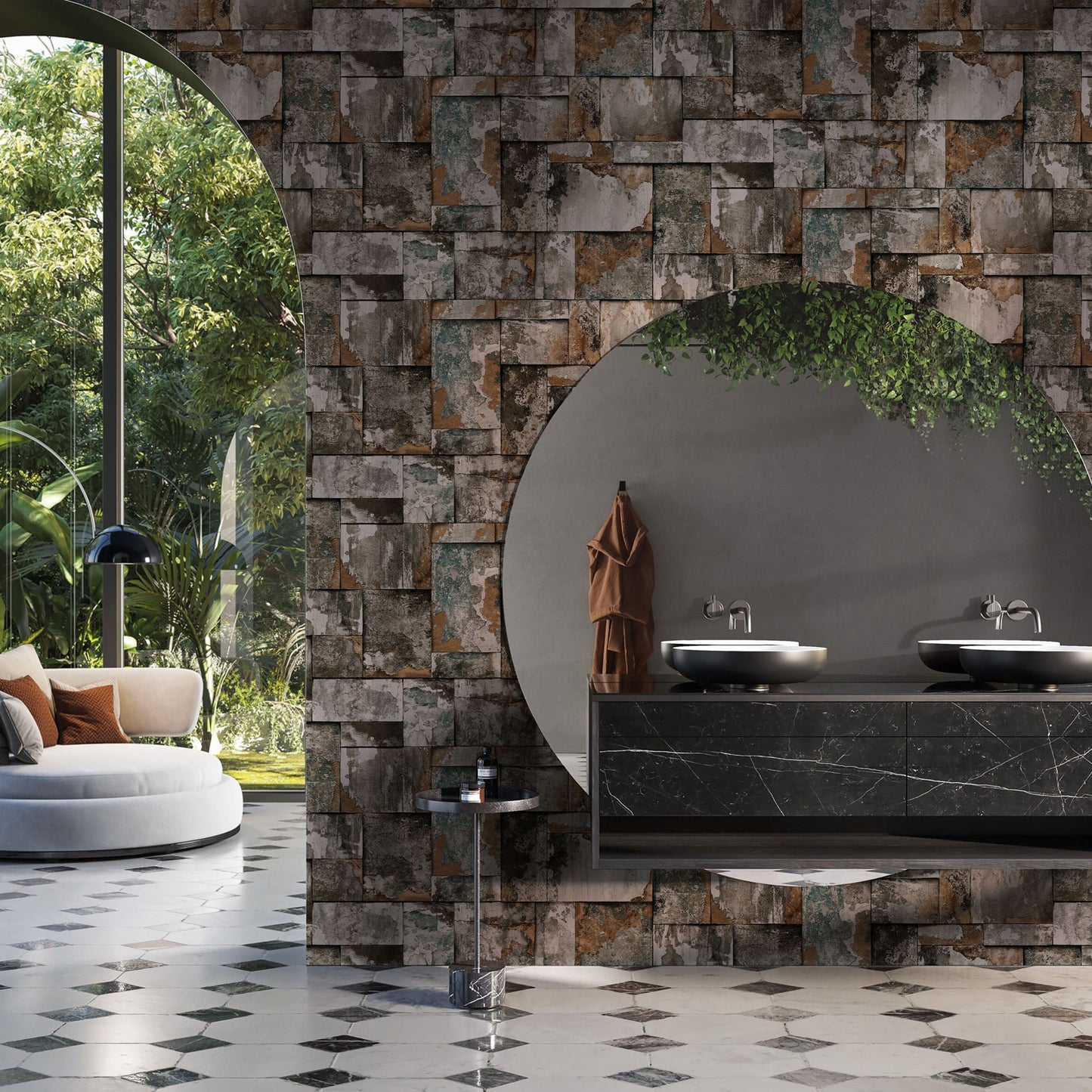 Roka Living 23106-3 room wallpaper by La Belle Maison