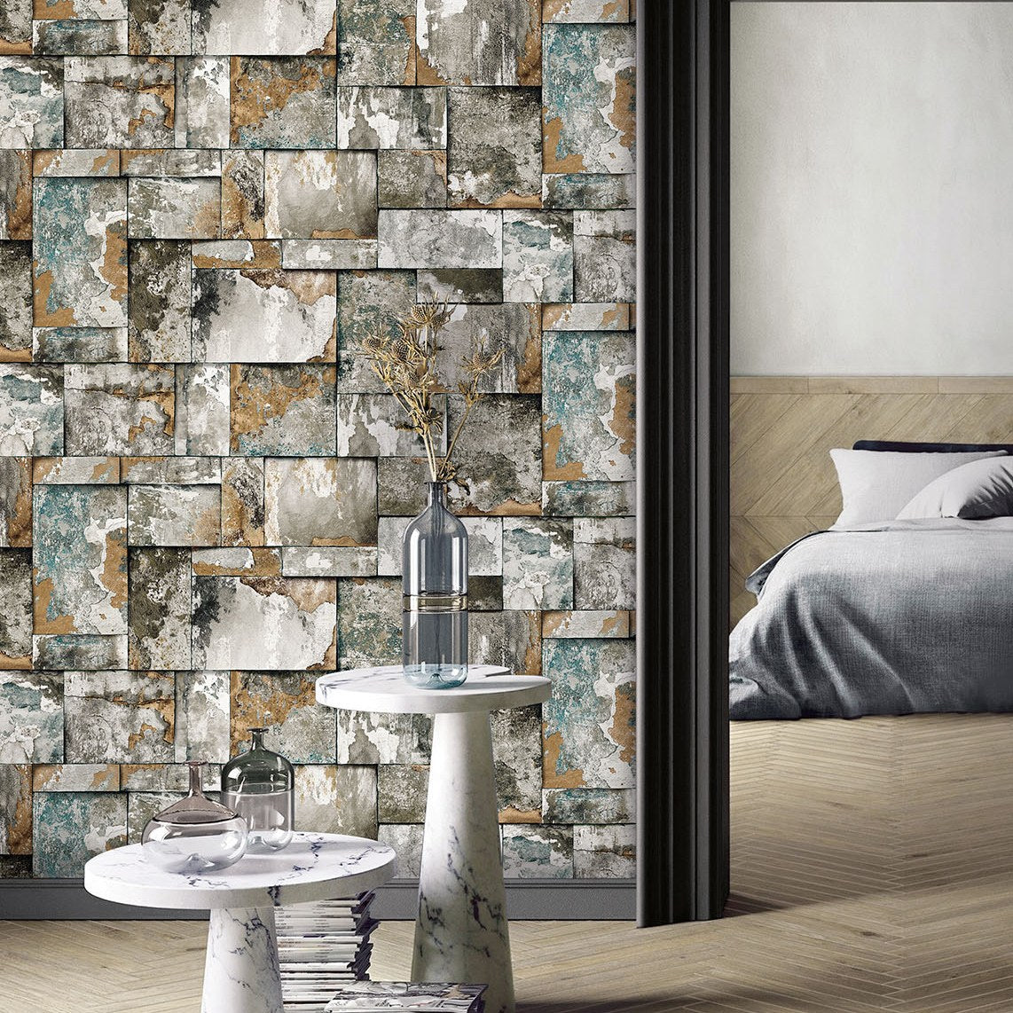 Roka Living 23106-3 room wallpaper by La Belle Maison