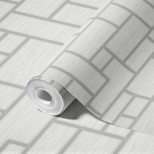 Roka Living Smoke Organic Weave Wallpaper by La Belle Maison