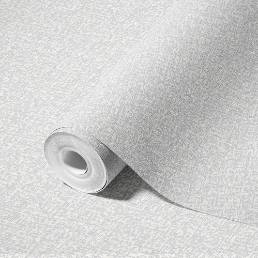 Roka Living Silver Taupe Natural Surface Wallpaper by La Belle Maison
