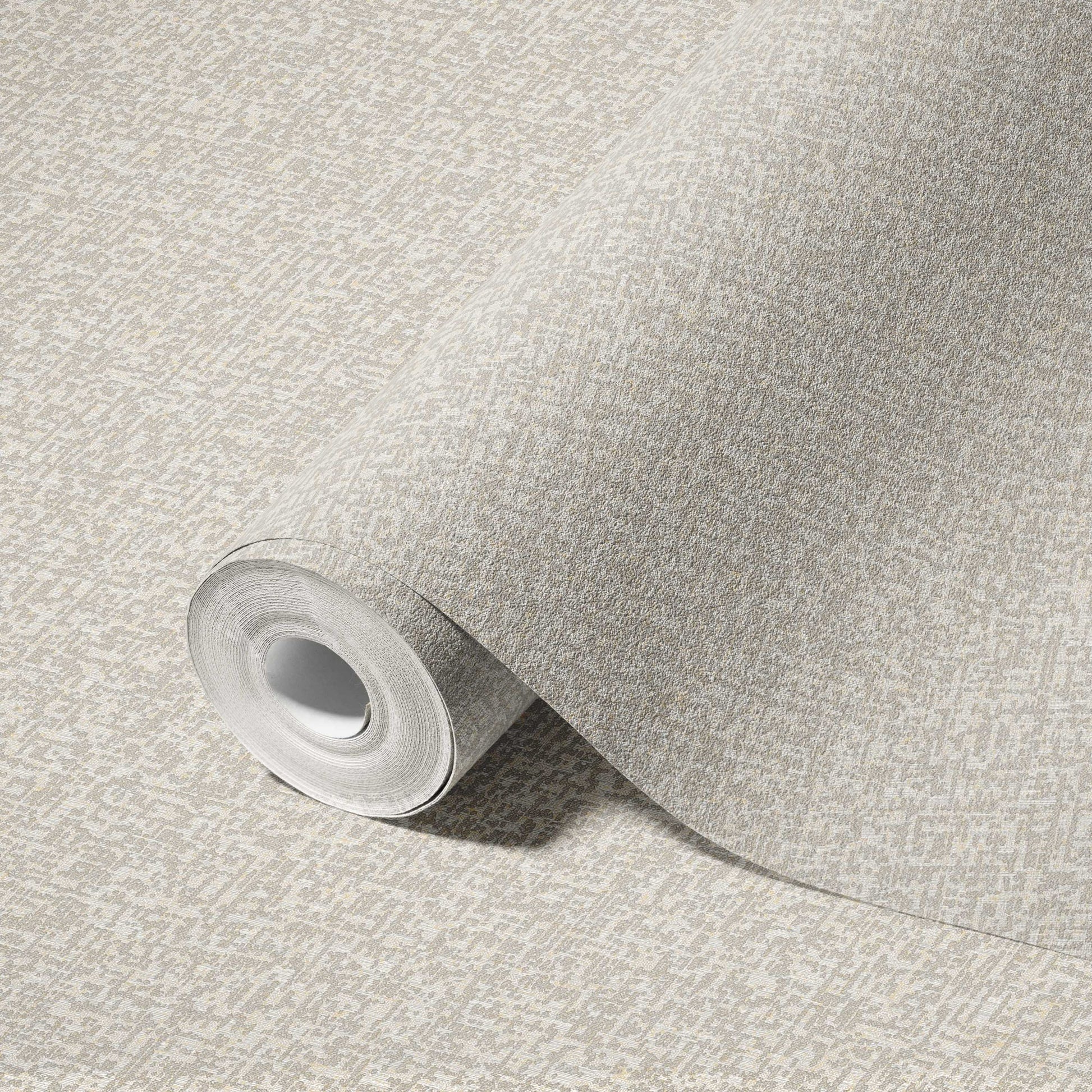 Roka Living Oatmeal Natural Texture Wallpaper by La Belle Maison