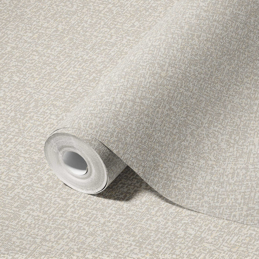 Roka Living Oatmeal Natural Texture Wallpaper by La Belle Maison