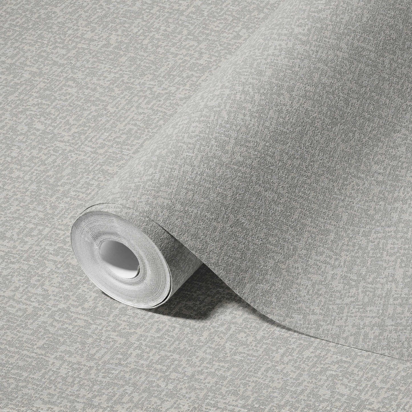 Roka Living Stone Grey Warm Linen Wallpaper by La Belle Maison