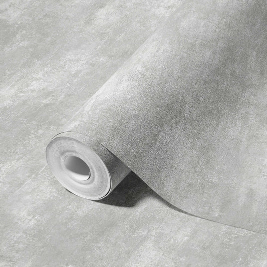 Roka Living Warm Grey Warm Linen Wallpaper by La Belle Maison