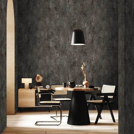 Roka Living Greige Organic Weave Wallpaper by La Belle Maison