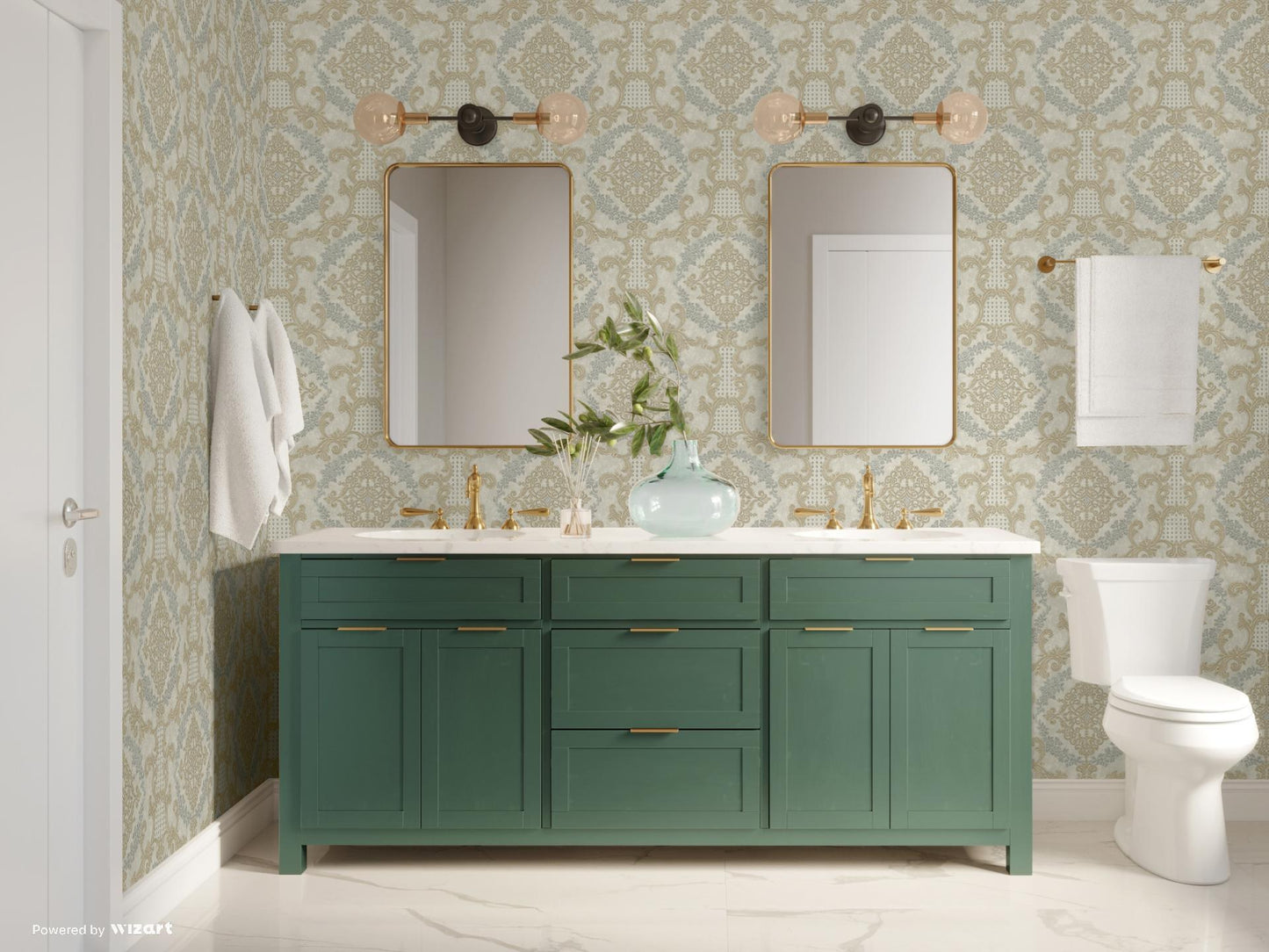 Rumi Stories 6802-1 room wallpaper by La Belle Maison