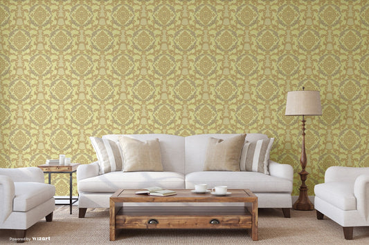 Rumi Stories Ash Classic Story Wallpaper by La Belle Maison