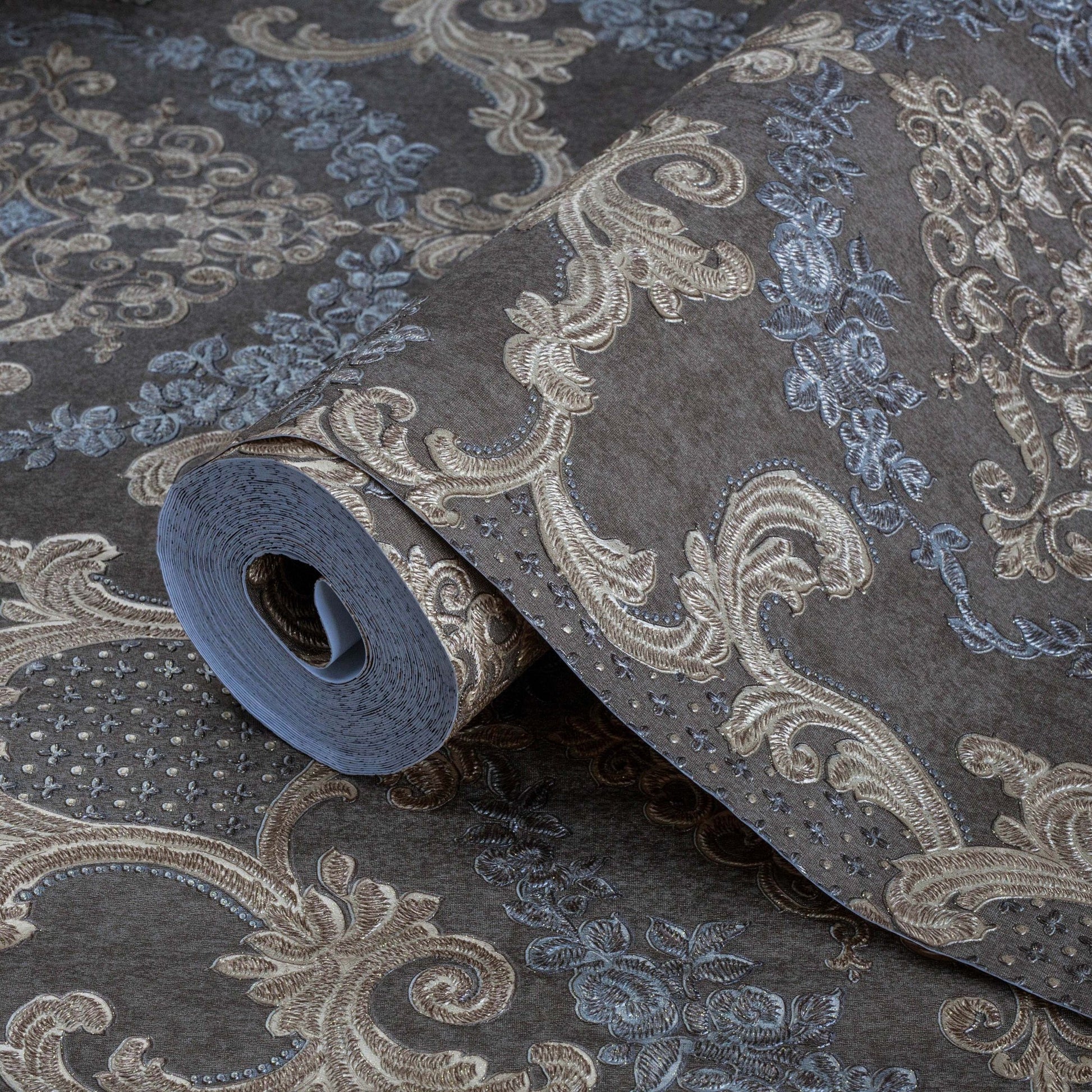 Rumi Stories 6802-5 detail wallpaper by La Belle Maison