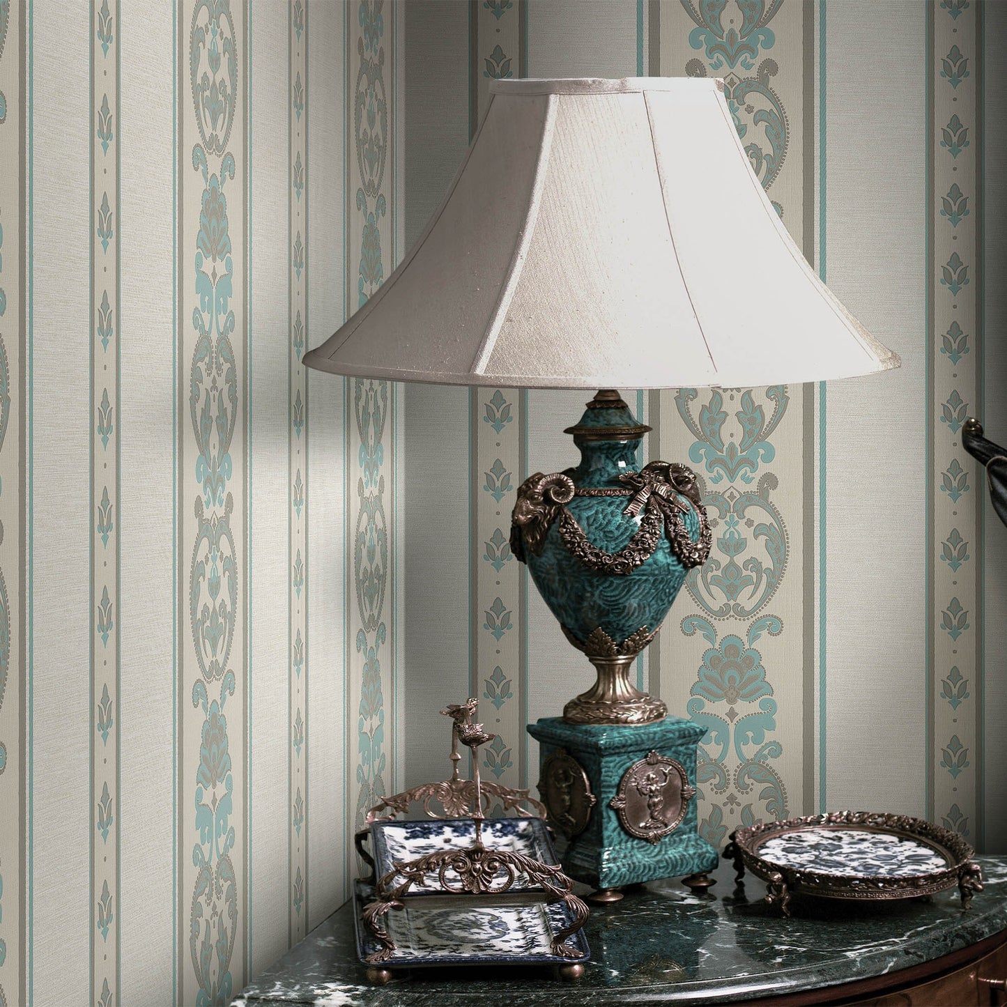 Rumi Stories 6803-4 room wallpaper by La Belle Maison