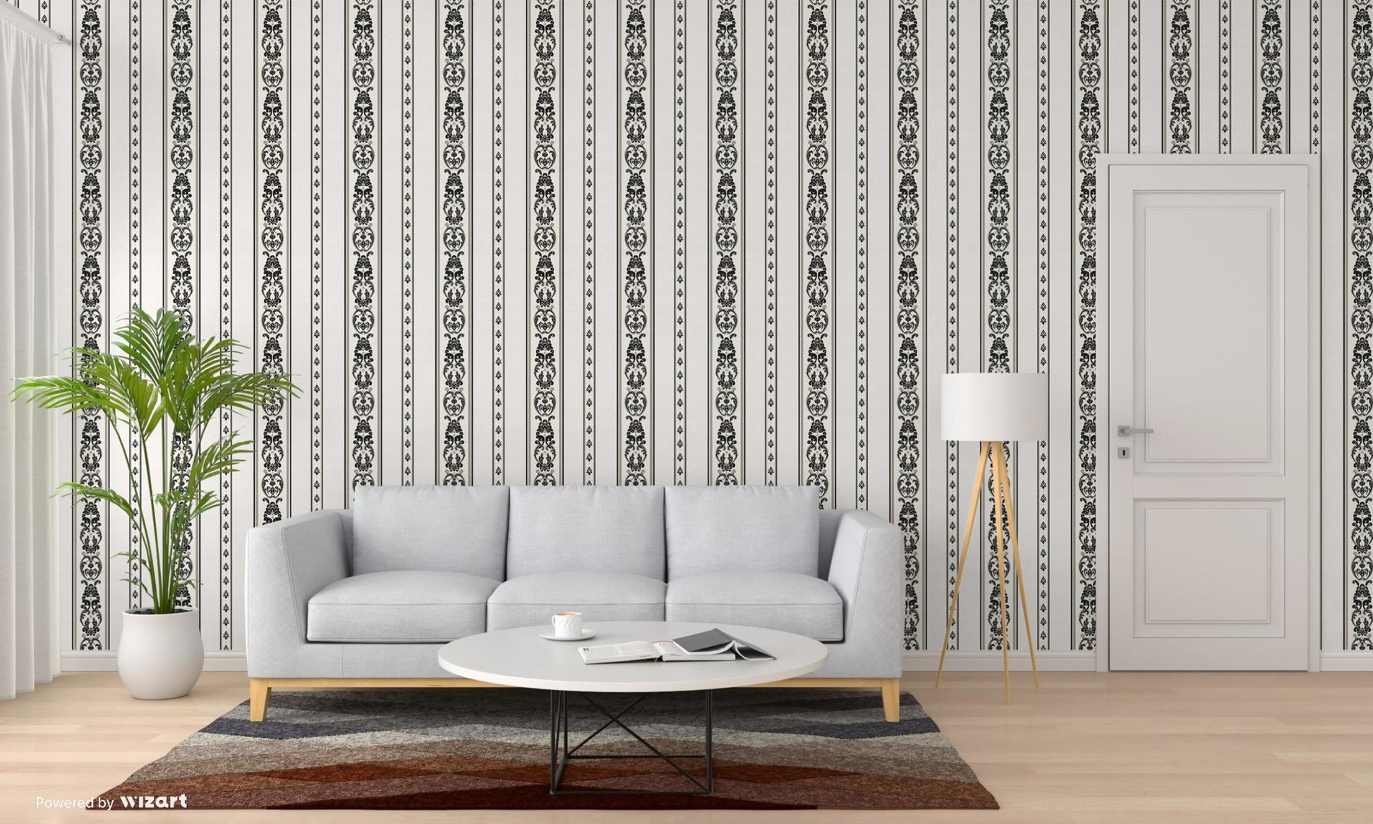 Rumi Stories 6803-5 room wallpaper by La Belle Maison