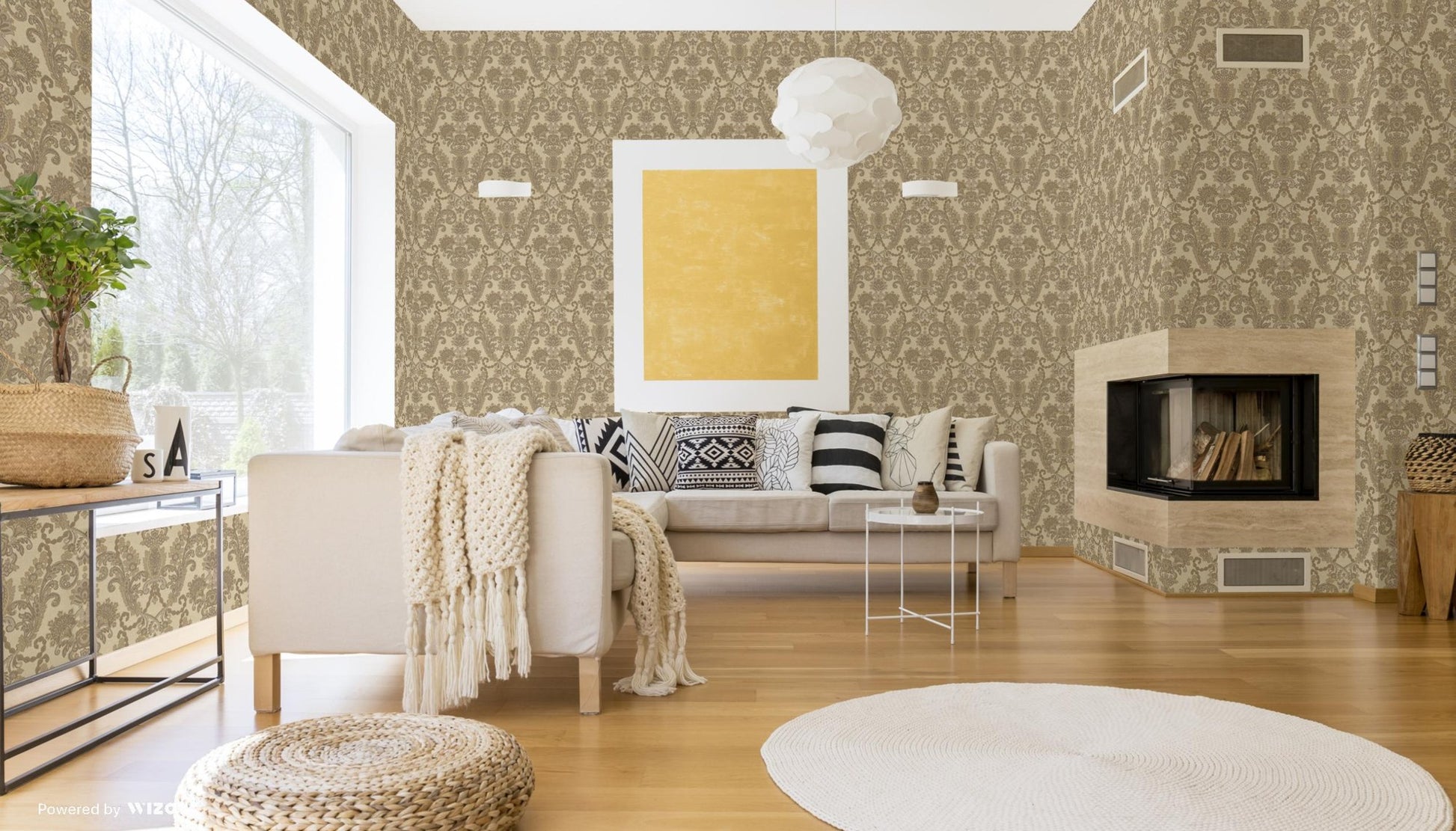 Rumi Stories 6804-3 room wallpaper by La Belle Maison