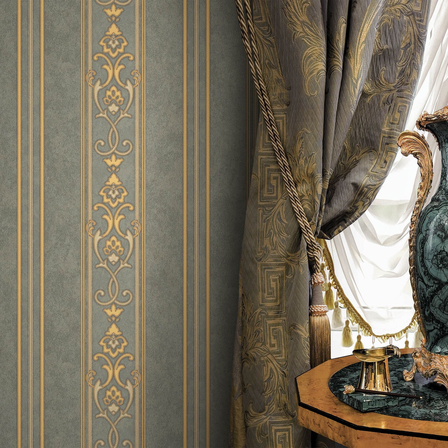 Rumi Stories 6805-5 room wallpaper by La Belle Maison