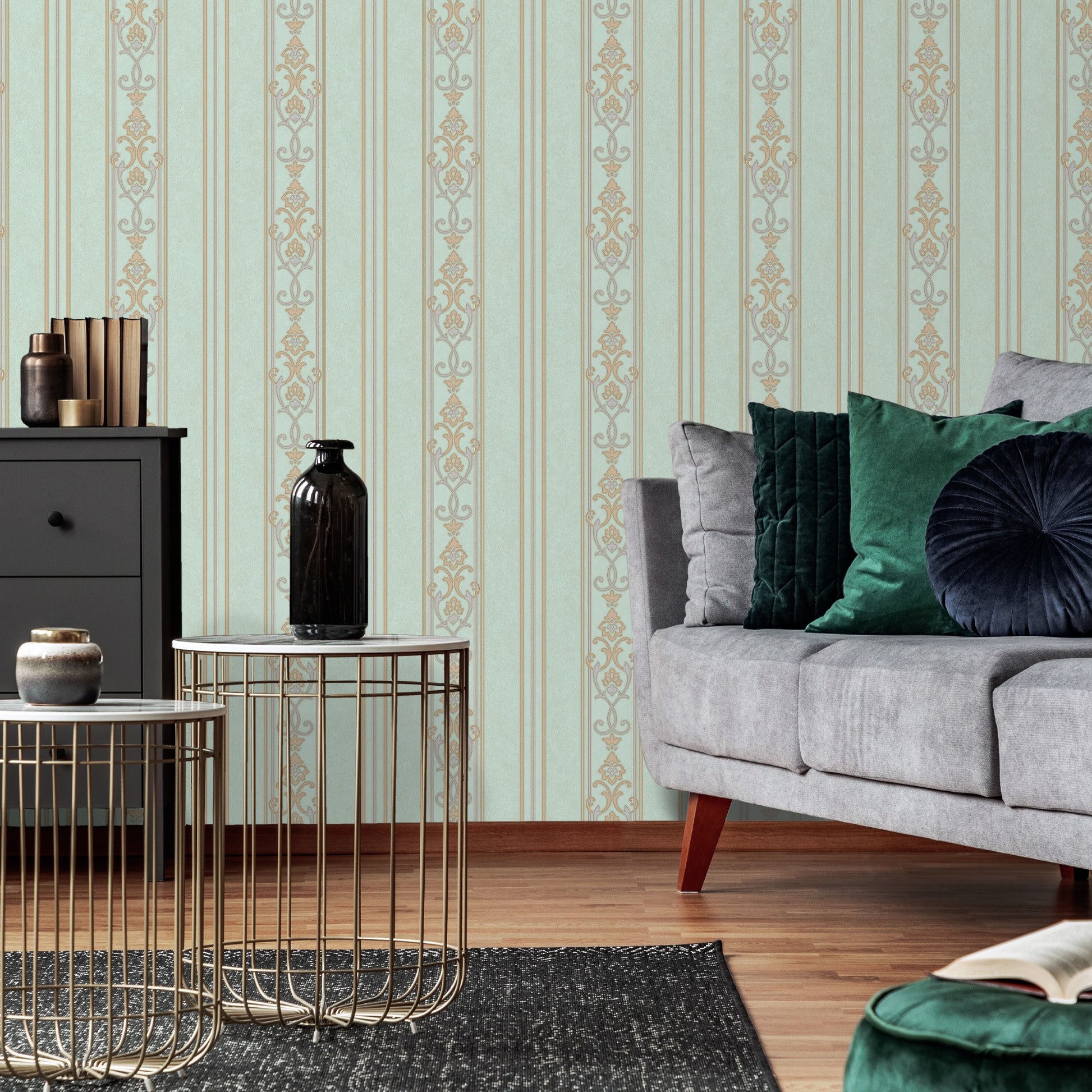 Rumi Stories 6805-6 room wallpaper by La Belle Maison