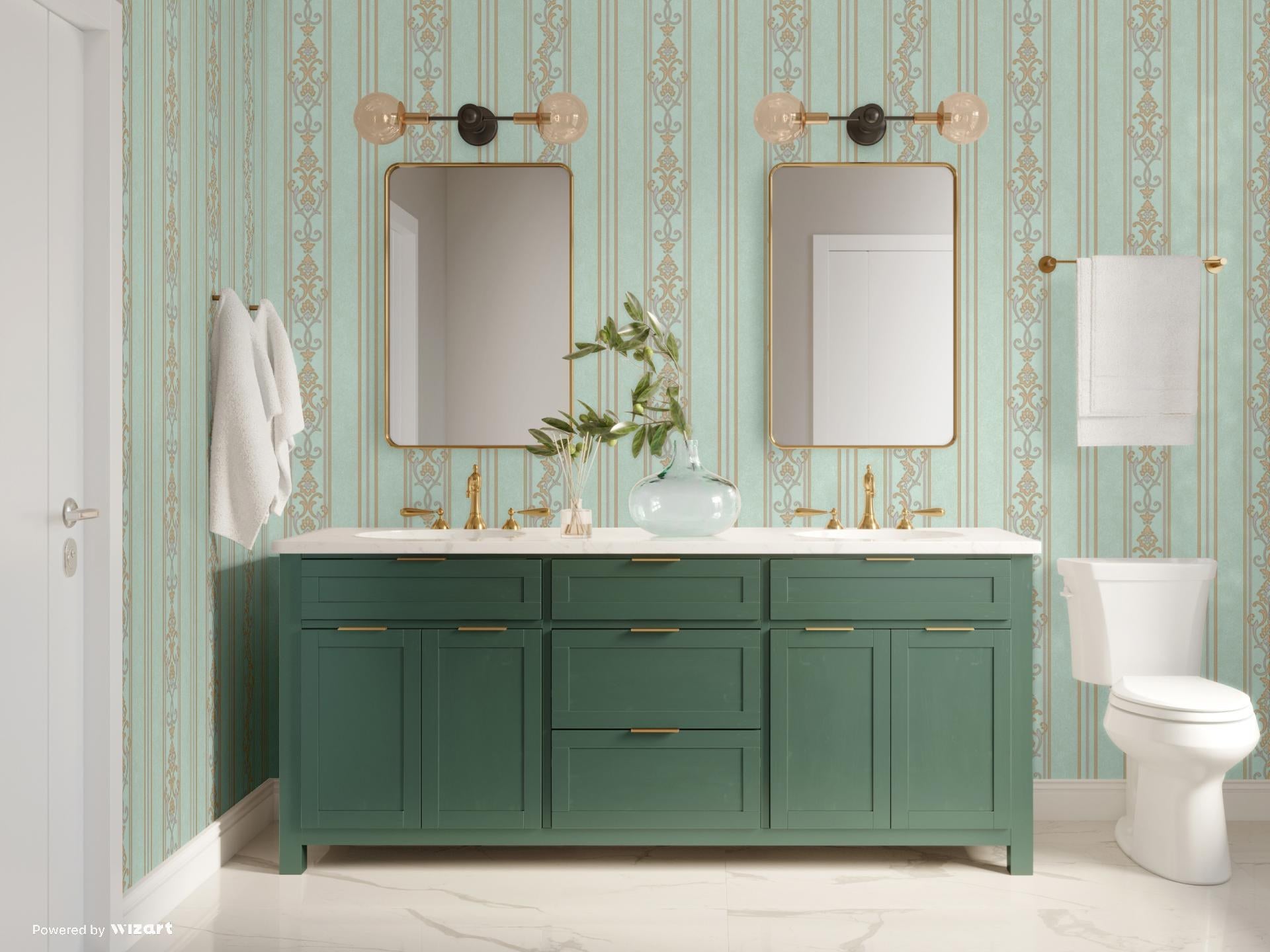Rumi Stories 6805-6 room wallpaper by La Belle Maison