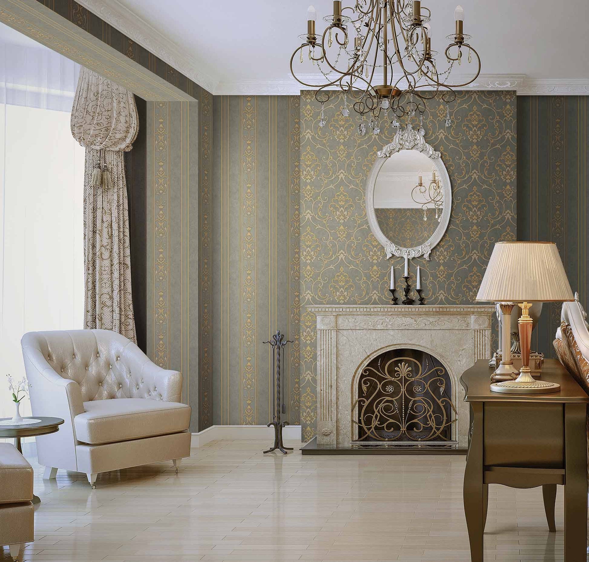 Rumi Stories 6806-5 room wallpaper by La Belle Maison
