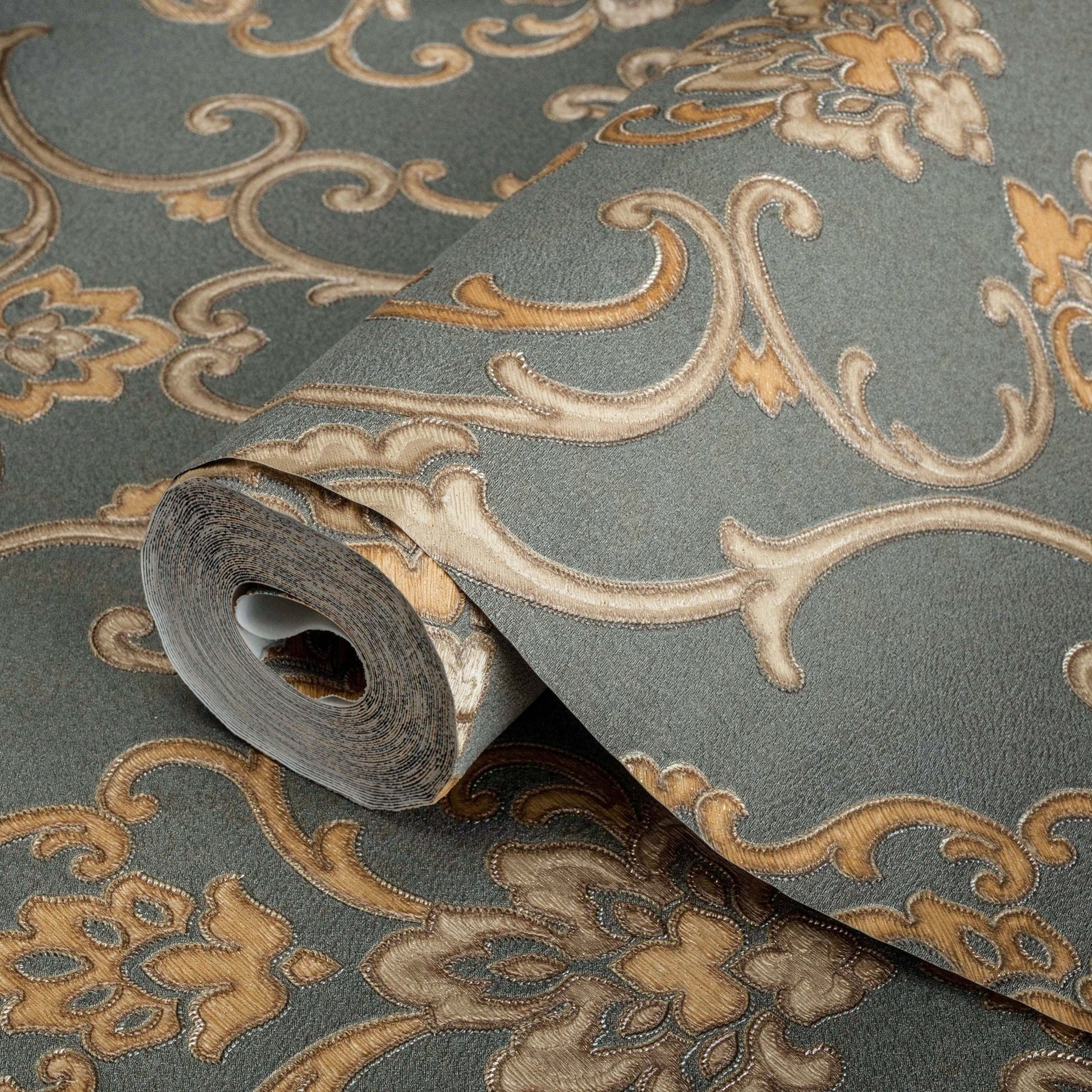 Rumi Stories 6806-5 detail wallpaper by La Belle Maison