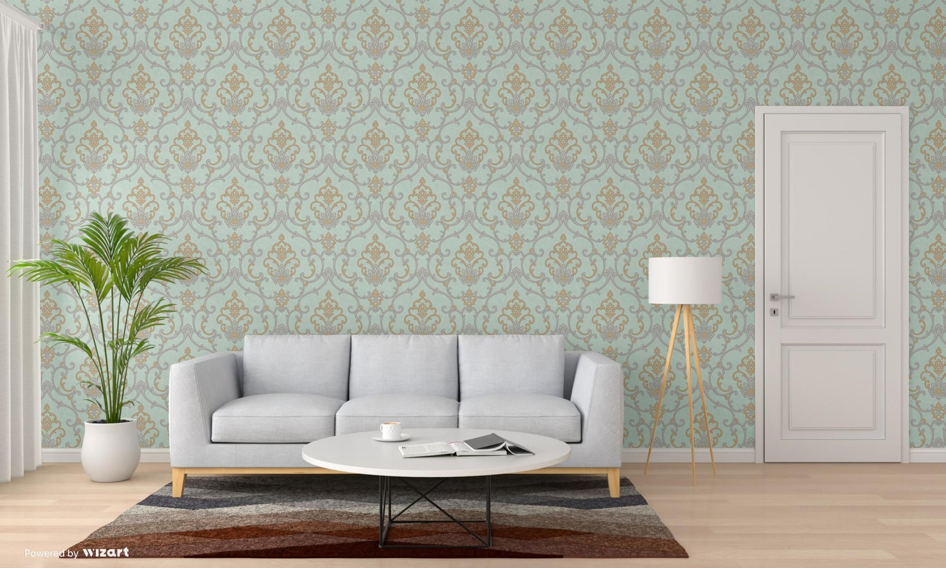 Rumi Stories 6806-6 room wallpaper by La Belle Maison