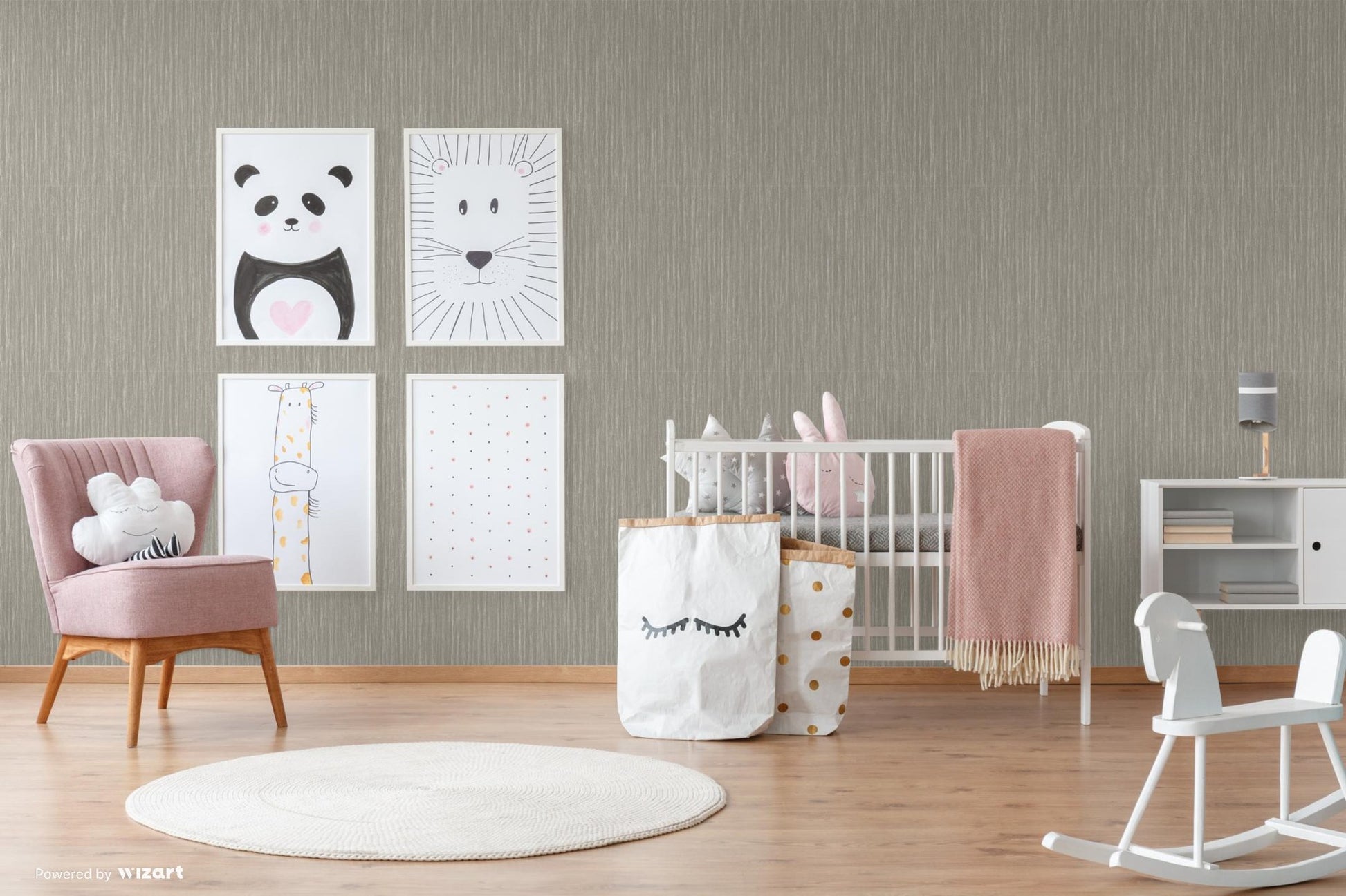 Rumi Stories 6807-3 room wallpaper by La Belle Maison