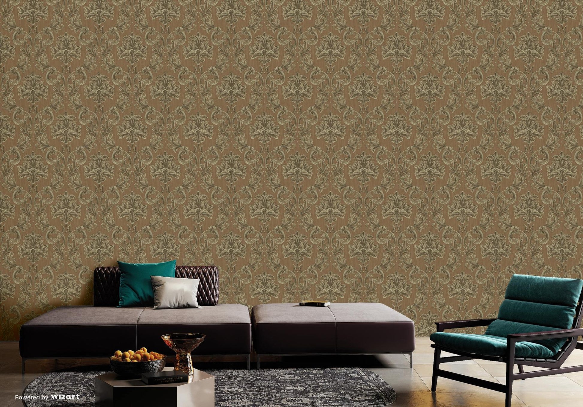 Rumi Stories 6808-4 room wallpaper by La Belle Maison