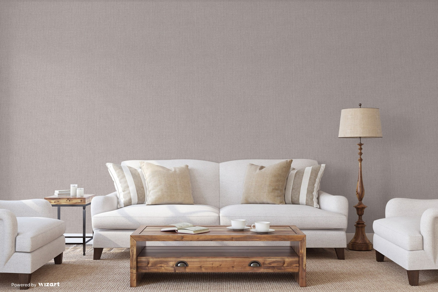 Seven Rooms Smoke Refined Surface Wallpaper by La Belle Maison