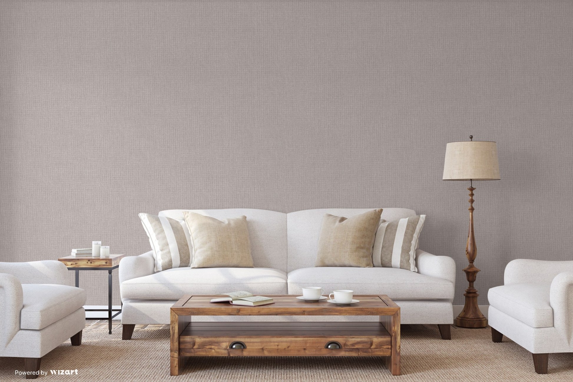 Seven Rooms Smoke Refined Surface Wallpaper by La Belle Maison