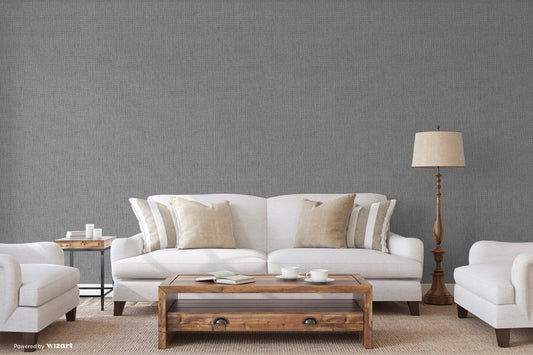 Seven Rooms Grey Soft Decorative Wallpaper by La Belle Maison