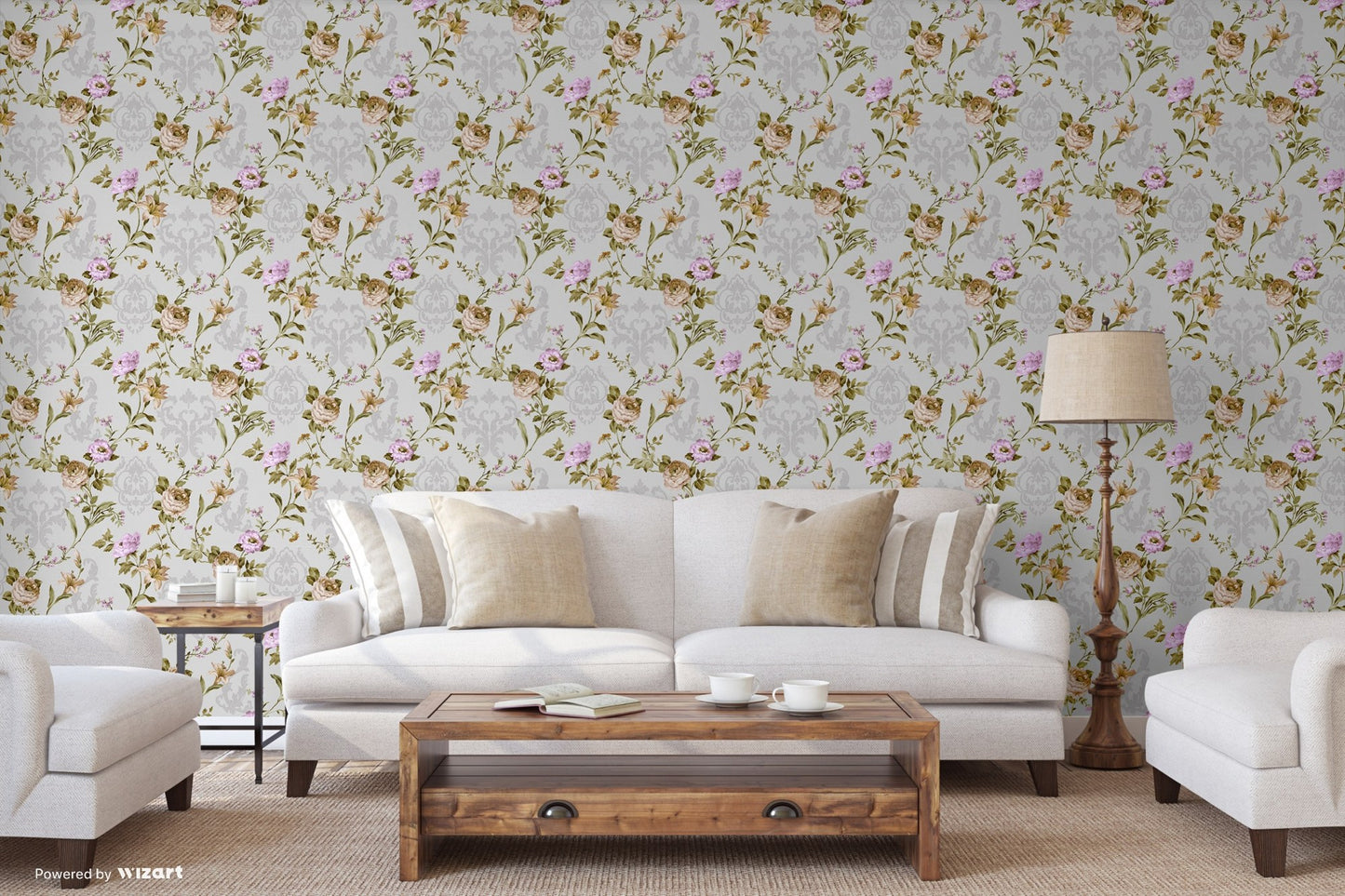 Seven Rooms Silver Taupe Versatile Texture Wallpaper by La Belle Maison