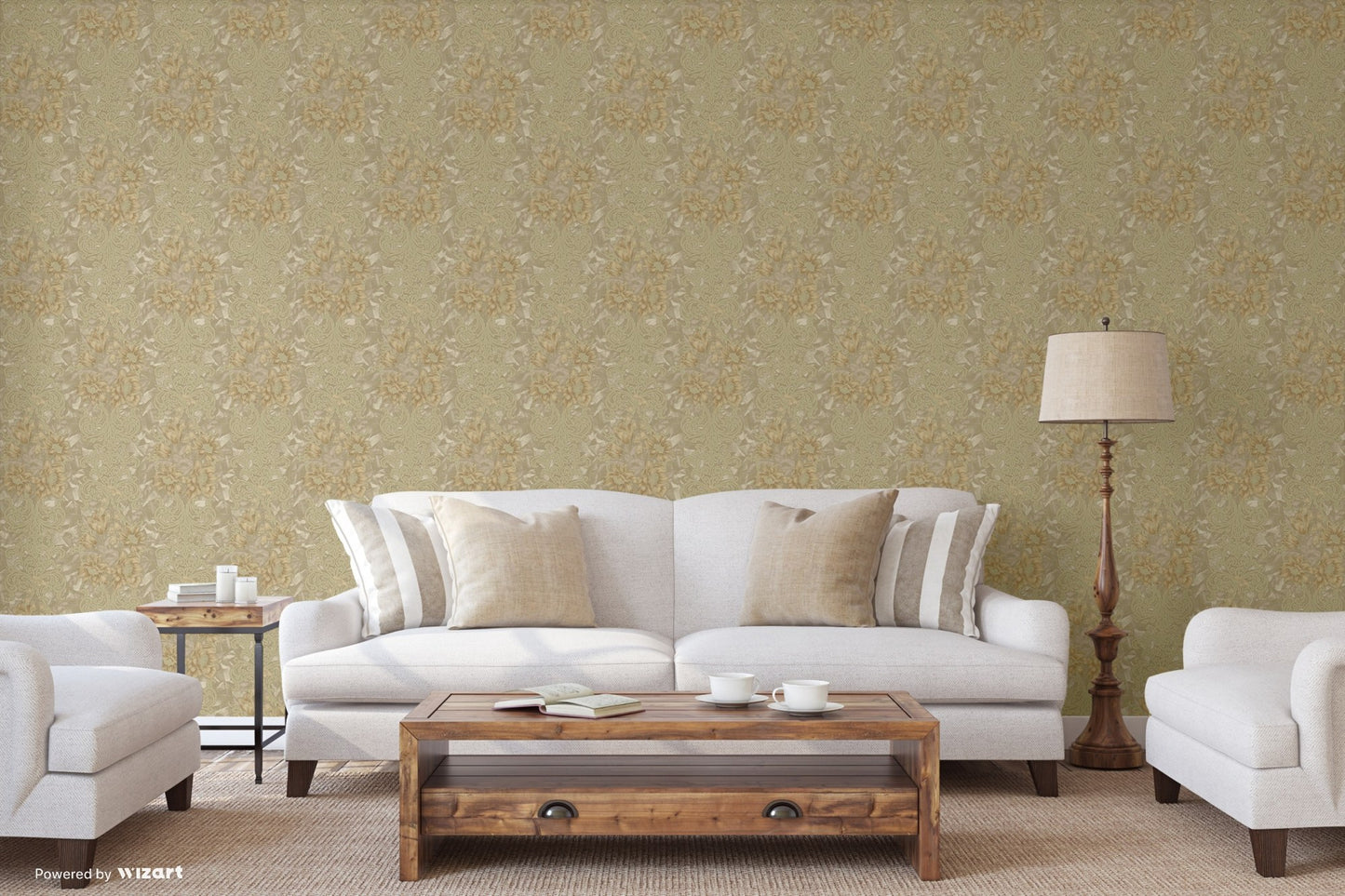 Seven Rooms Smoke Marble Effect Wallpaper II by La Belle Maison