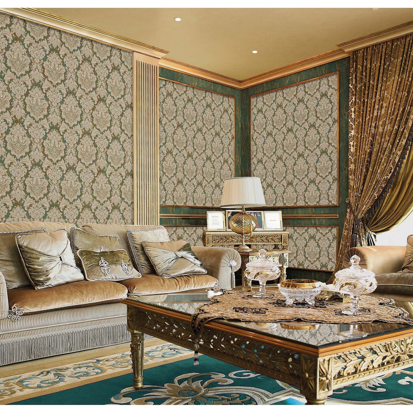 Seven Rooms 7807-4 room wallpaper by La Belle Maison