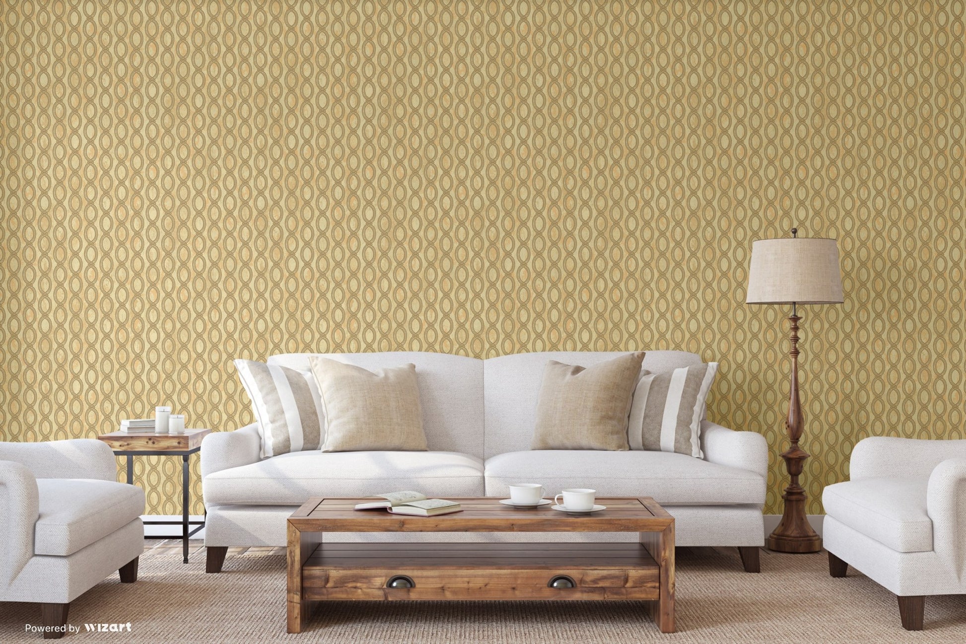 Seven Rooms Warm Grey Refined Surface Wallpaper by La Belle Maison