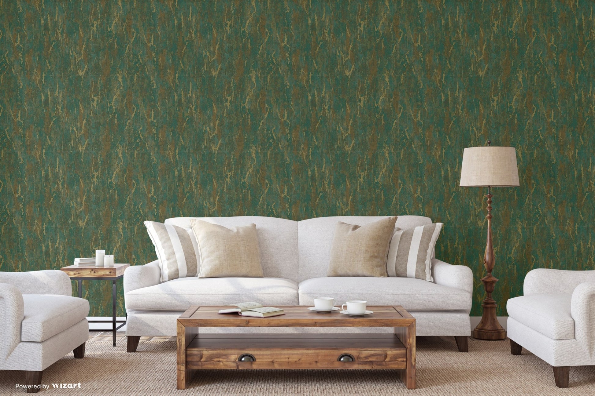 Seven Rooms Graphite Soft Decorative Wallpaper by La Belle Maison