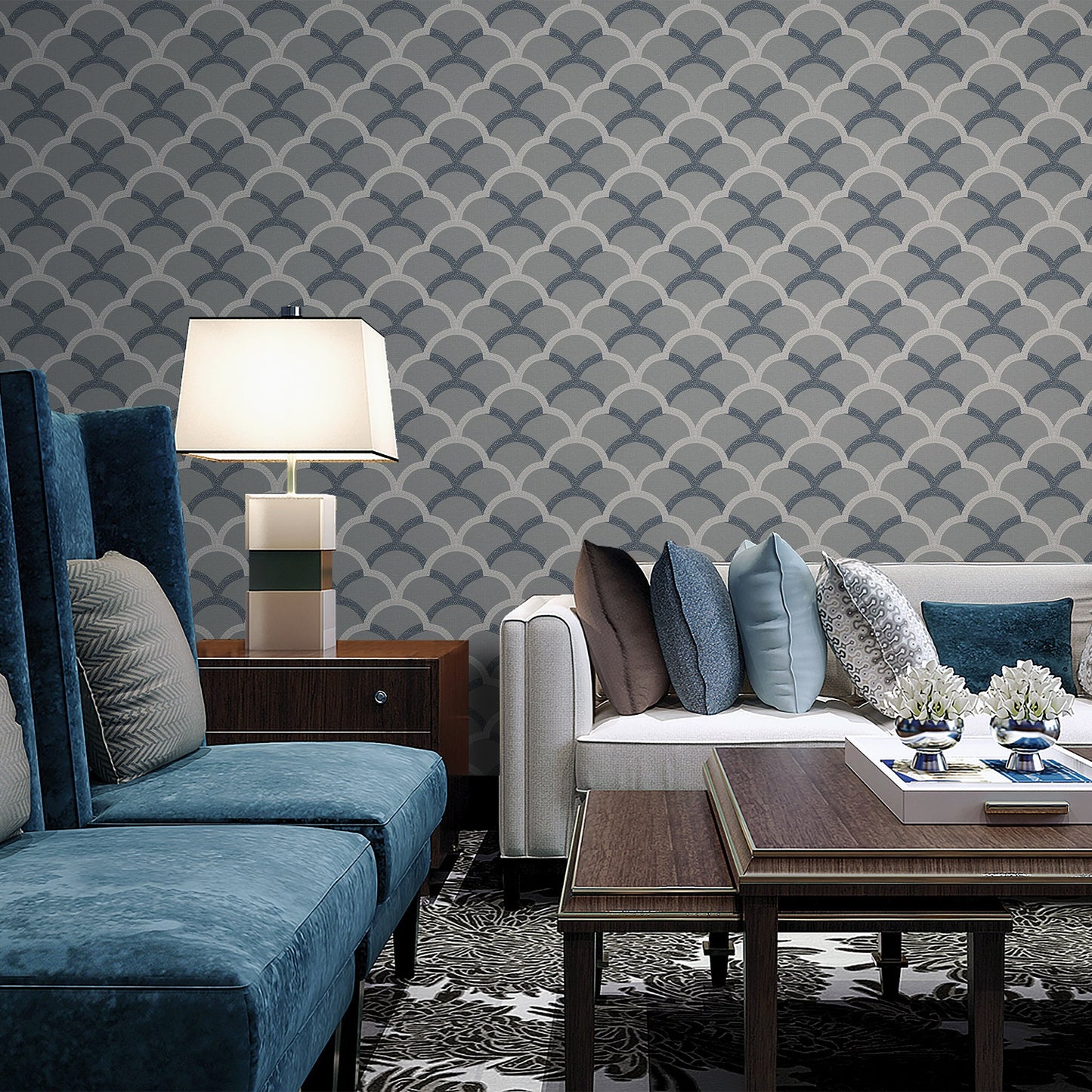 Seven Rooms 7811-3 room wallpaper by La Belle Maison