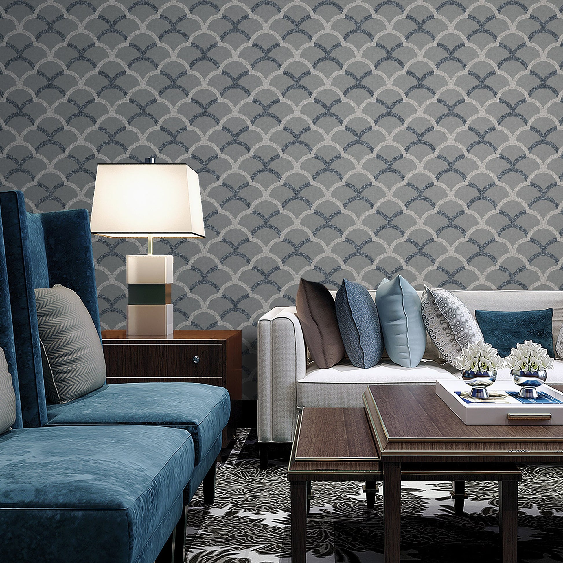 Seven Rooms 7811-3 room wallpaper by La Belle Maison