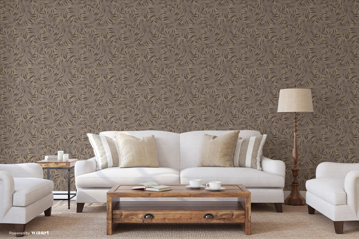 Seven Rooms Mist Grey Interior Texture Wallpaper by La Belle Maison