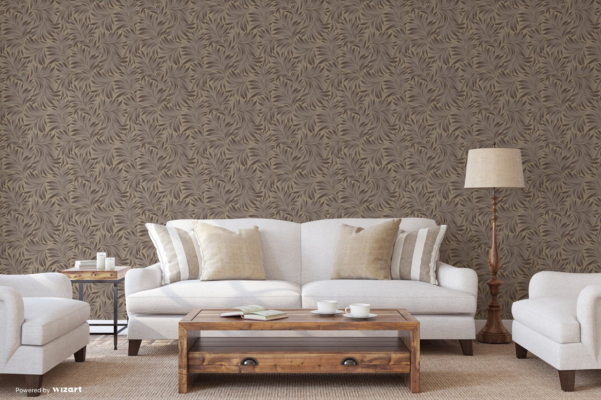 Seven Rooms Mist Grey Interior Texture Wallpaper by La Belle Maison