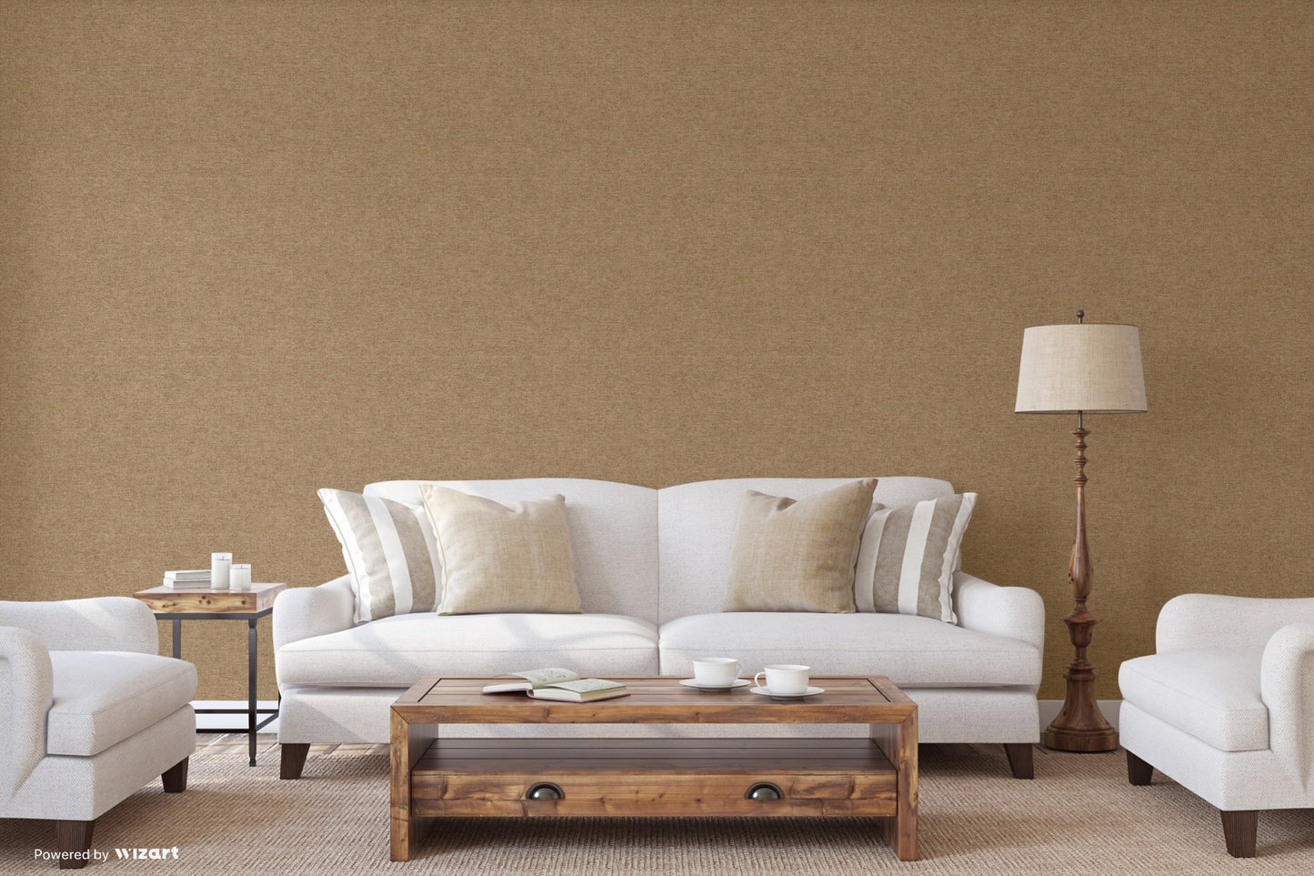 Seven Rooms Silver Soft Decorative Wallpaper by La Belle Maison