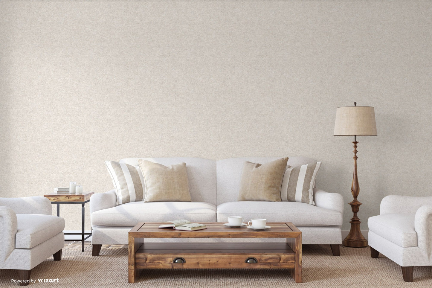 Seven Rooms Warm Grey Marble Effect Wallpaper by La Belle Maison