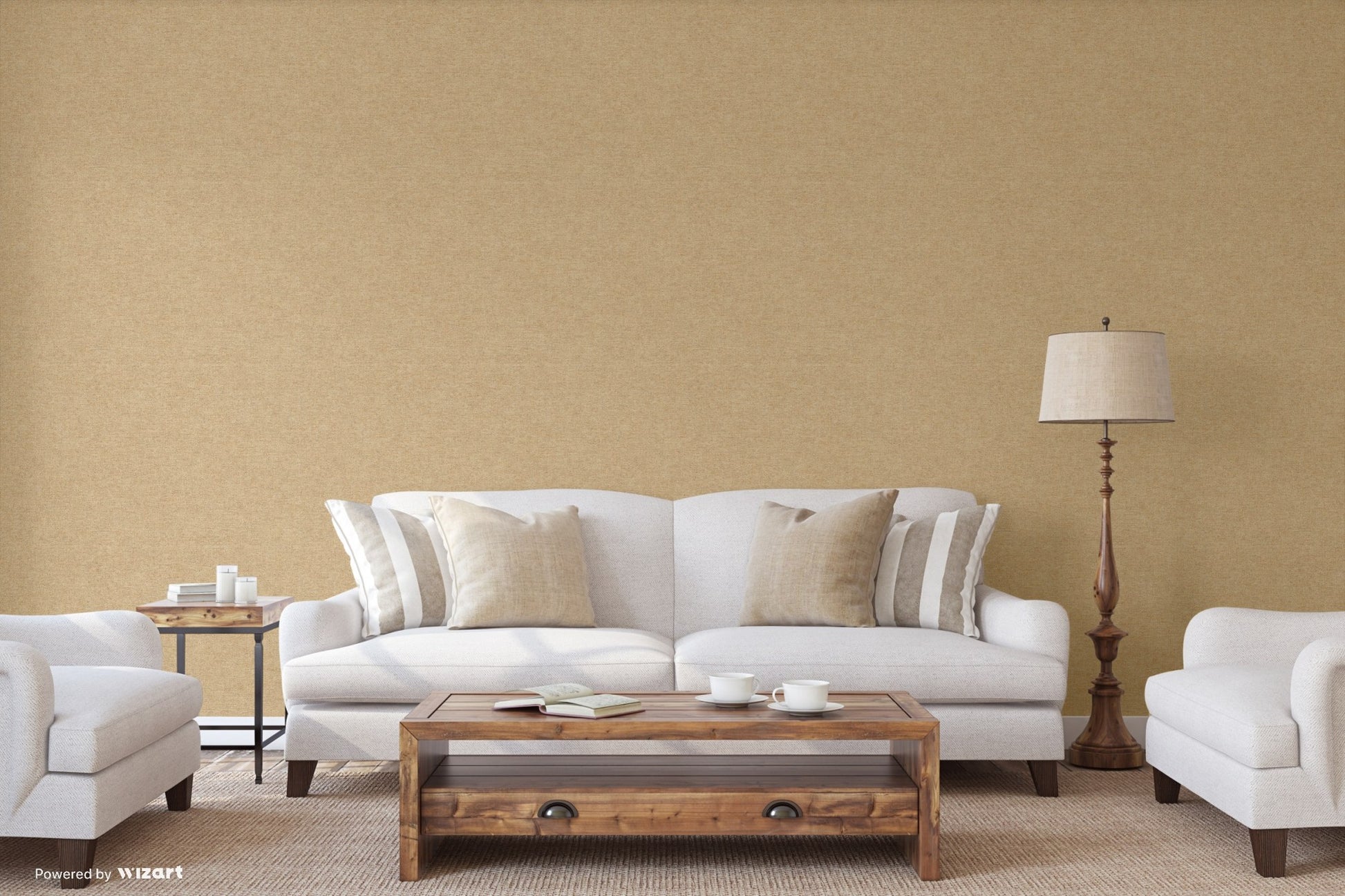 Seven Rooms Smoke Subtle Pattern Wallpaper by La Belle Maison