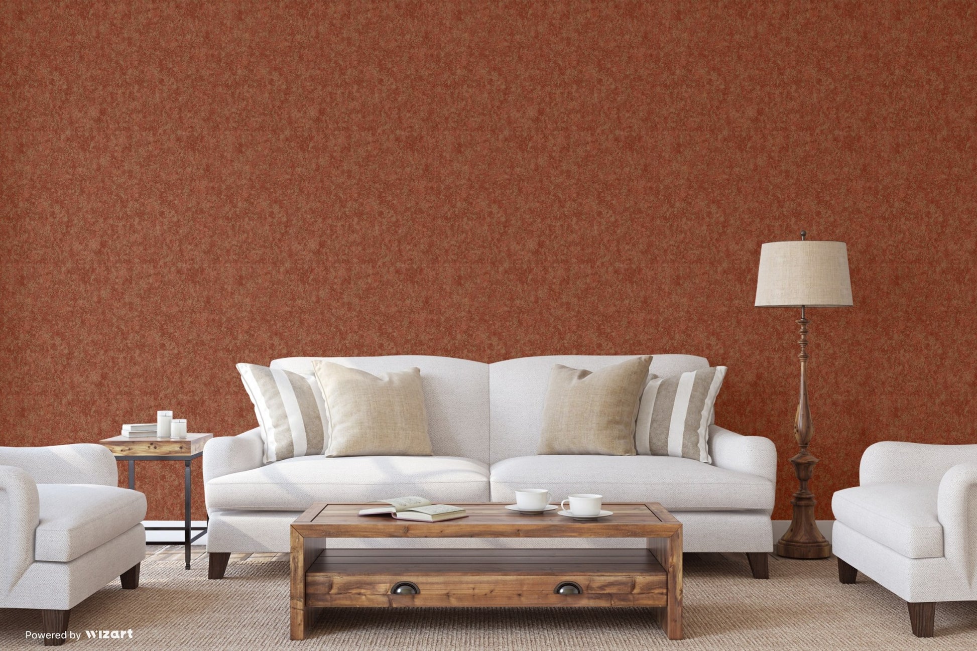 Seven Rooms Rose Modern Stone Wallpaper by La Belle Maison