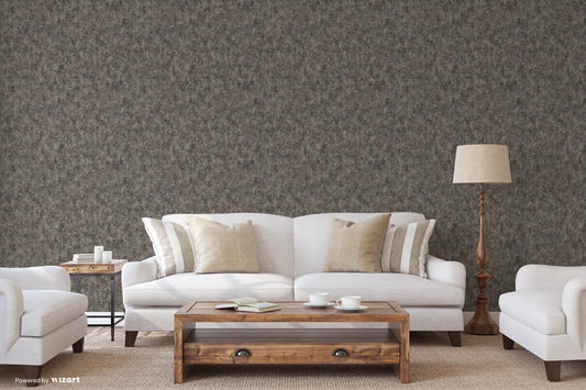 Seven Rooms Ash Grey Interior Texture Wallpaper by La Belle Maison