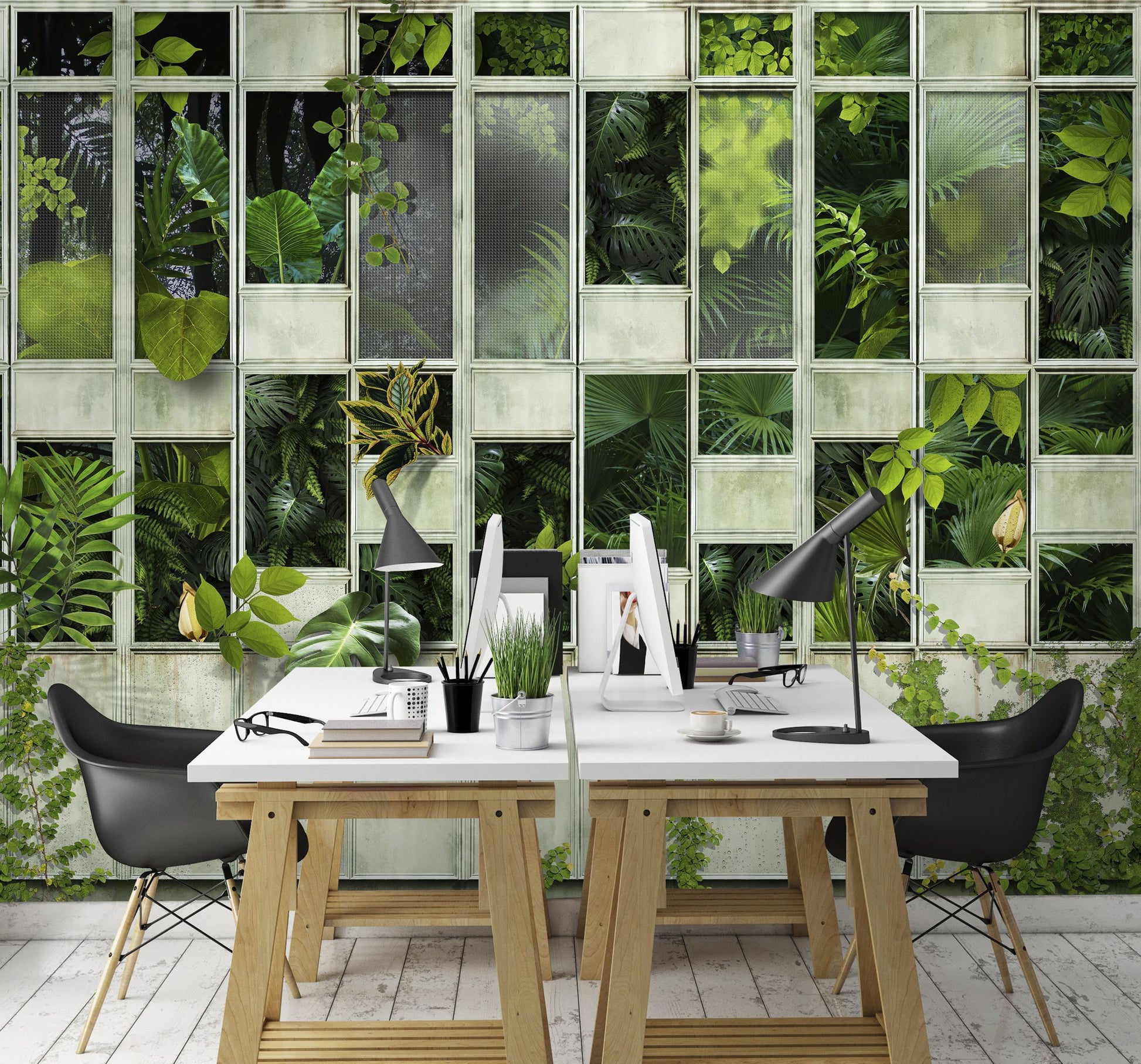 Seven Rooms Poster Wallpaper room wallpaper by La Belle Maison