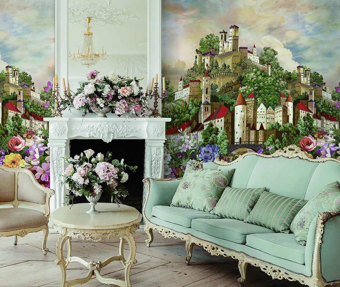Seven Rooms Poster Wallpaper room wallpaper by La Belle Maison