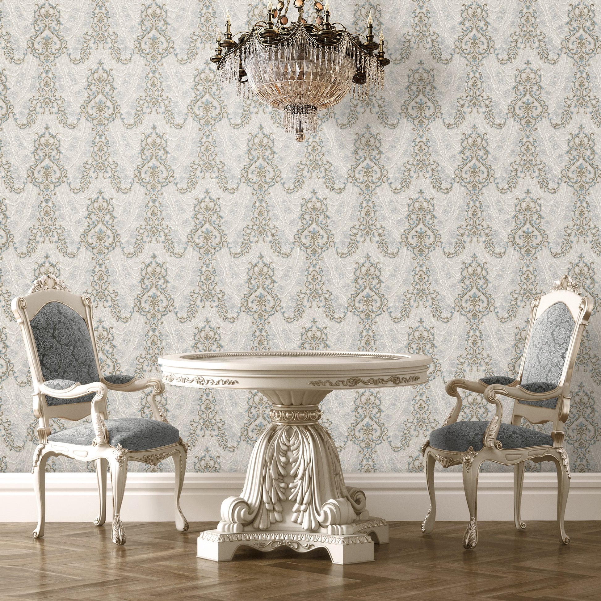 Signature Maison Smoke Signature Texture Wallpaper II by La Belle Maison