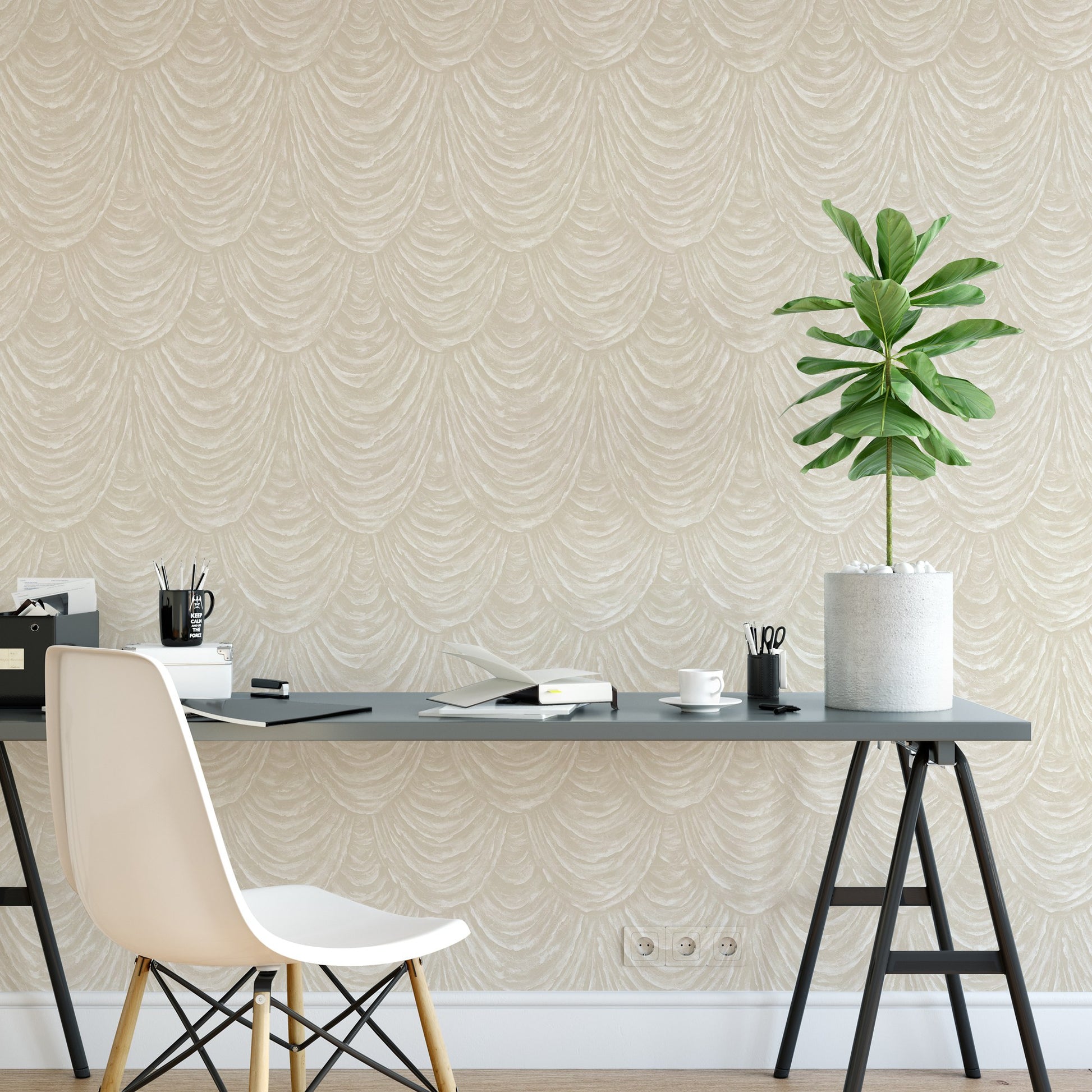 Signature Maison Cloud Signature Texture Wallpaper by La Belle Maison