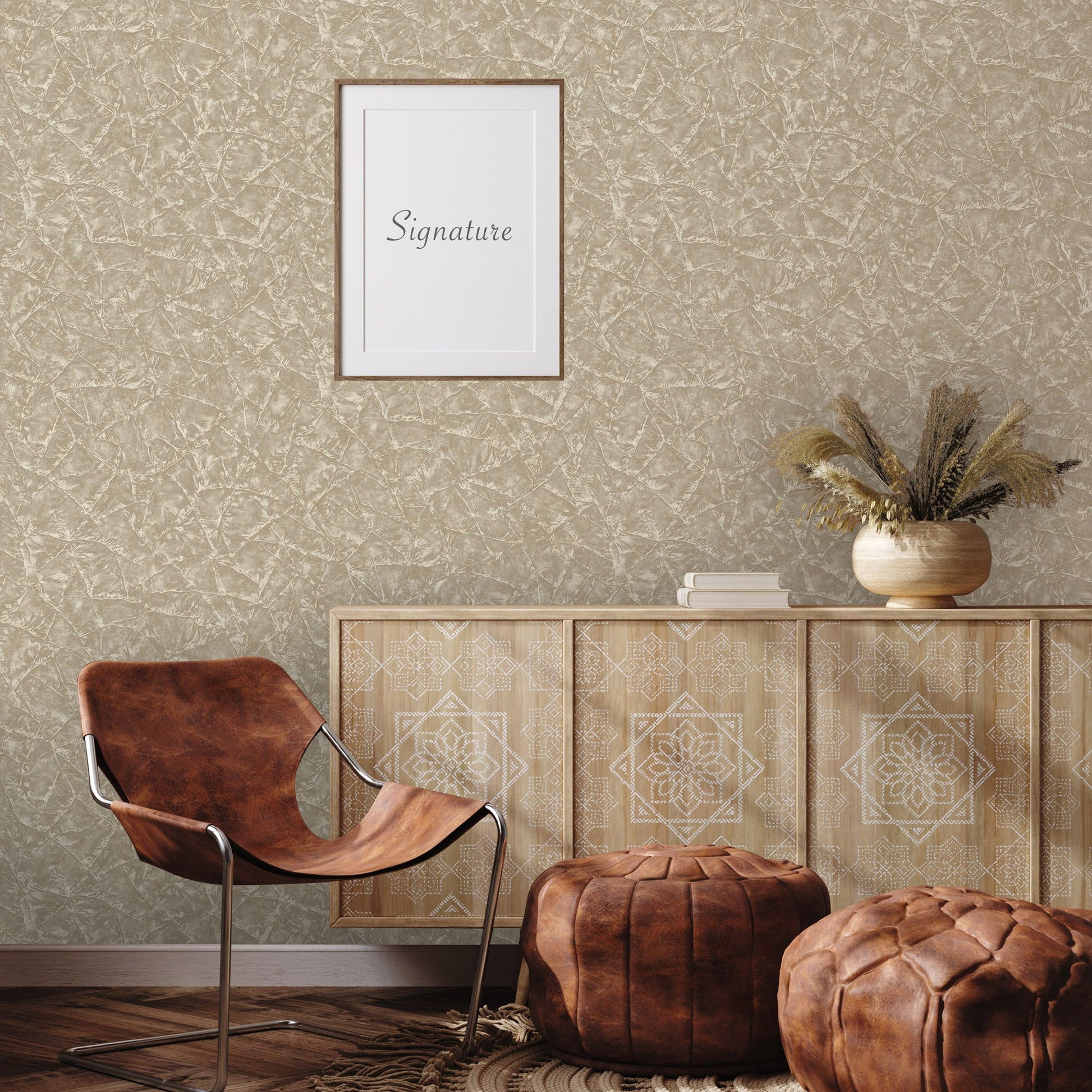 Signature Maison Pebble Elegant Weave Wallpaper by La Belle Maison