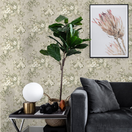 Signature Maison Dove Signature Texture Wallpaper by La Belle Maison