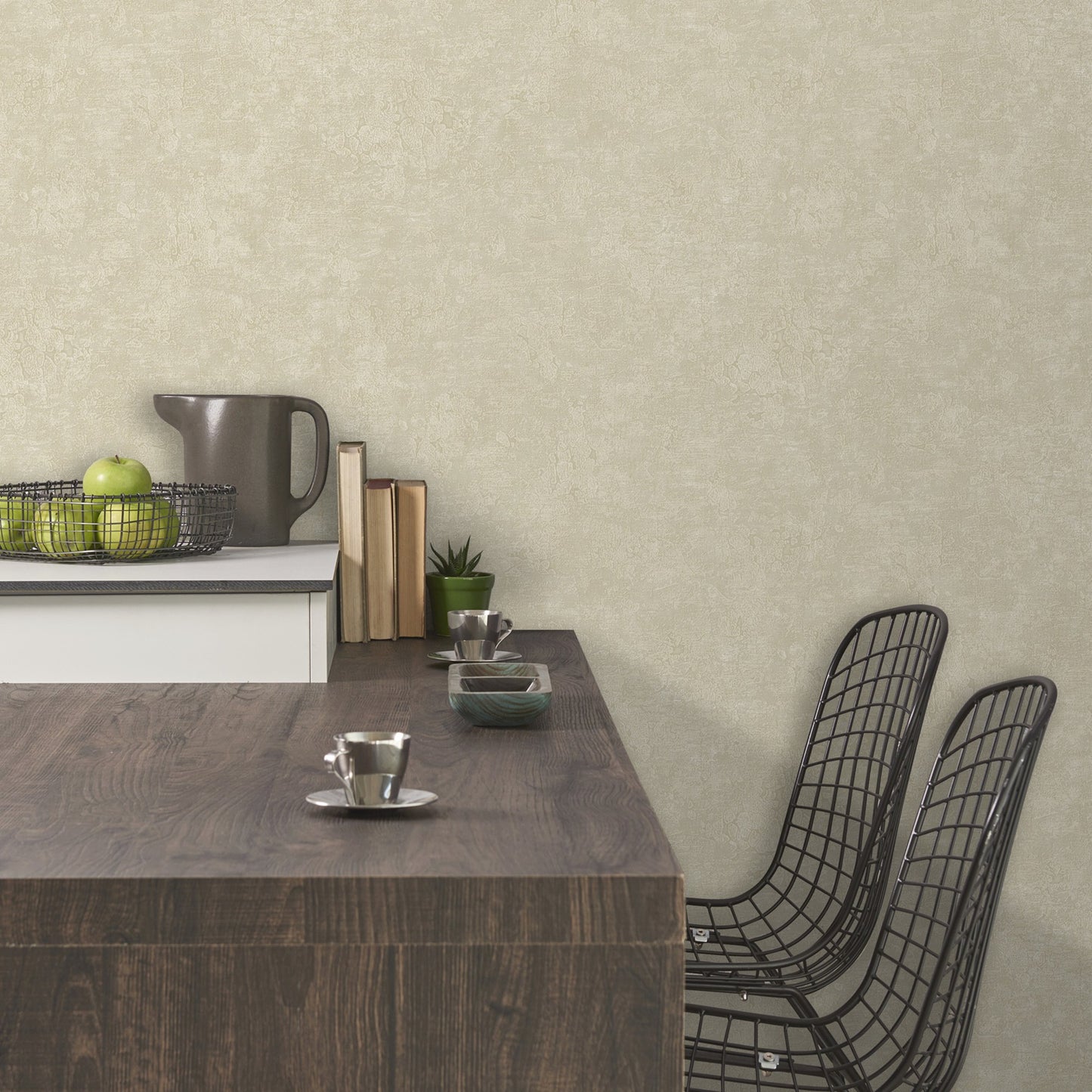 Signature Maison Silver Taupe Elegant Weave Wallpaper by La Belle Maison